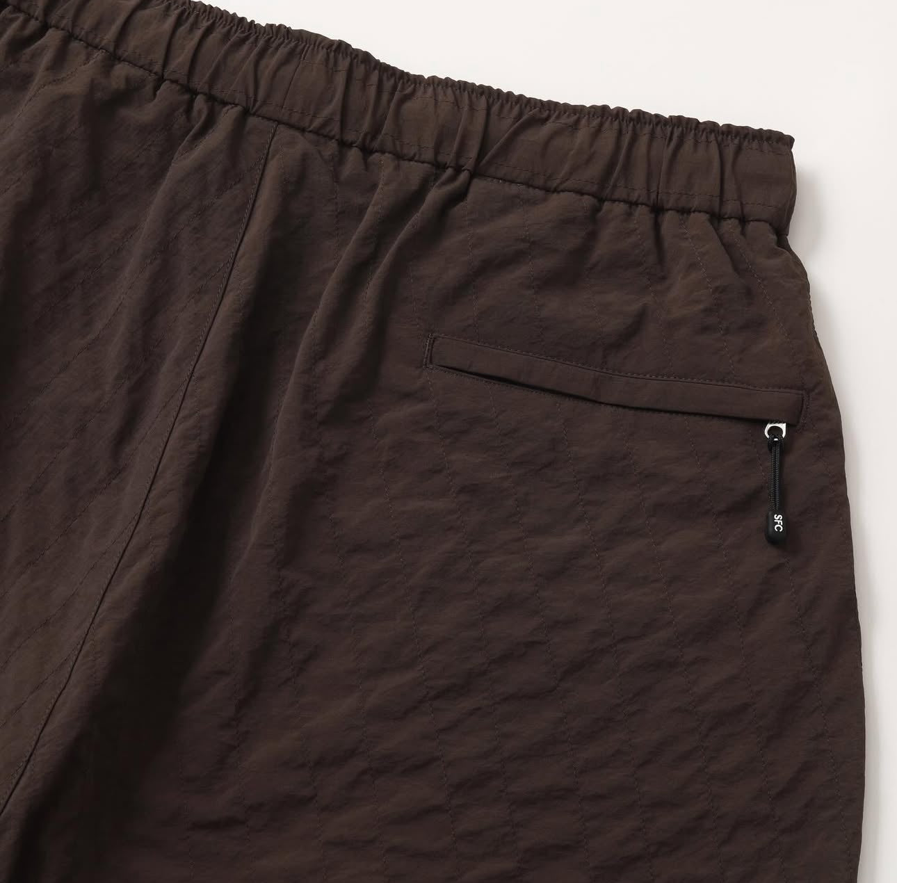 S.F.C 25FW NEW WIDE TWO TUCK PANTS (STITCHED NYLON)