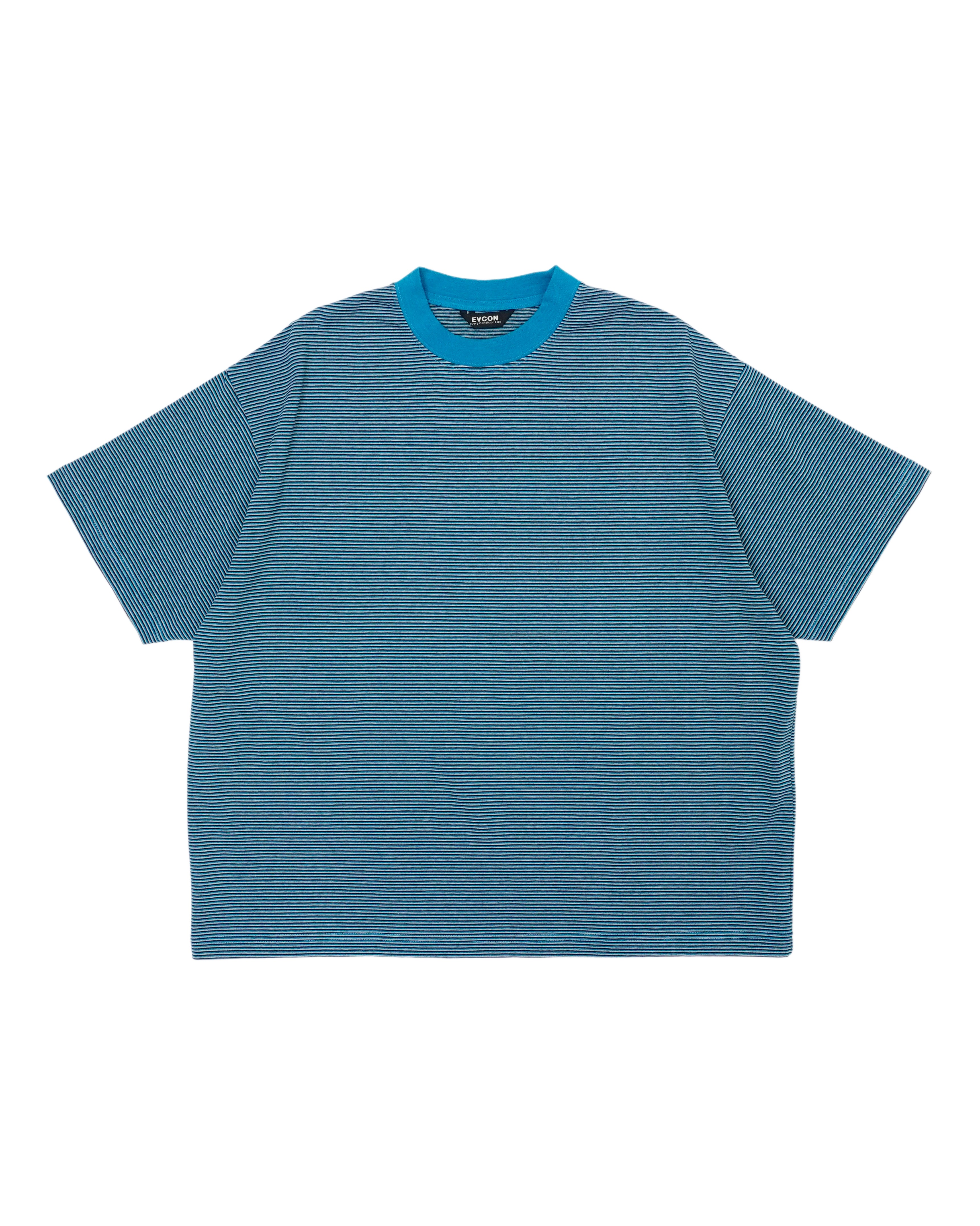 EVCON 26AW MERCERIZATION BORDER WIDE S/S TEE