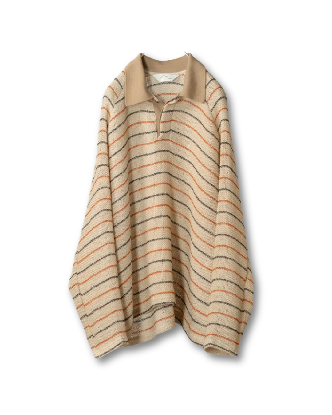 ANCELLM 26AW CUT BORDER SKIPPER SHIRT