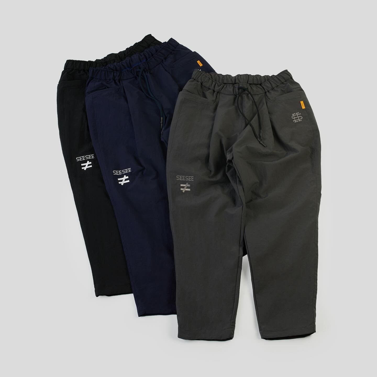 SEE SEE WIDE TAPERED EASY PANTS (HNGR)