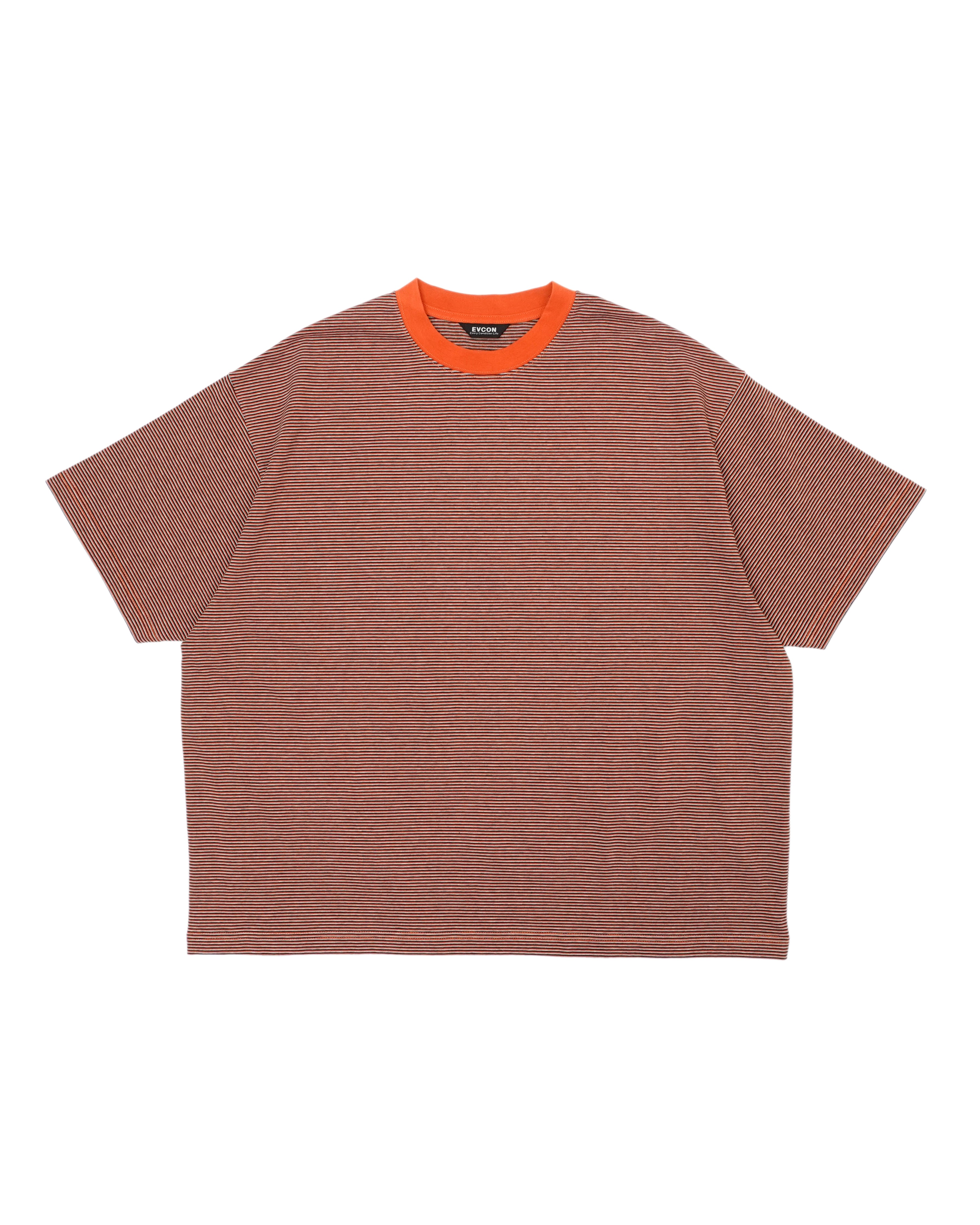 EVCON 26AW MERCERIZATION BORDER WIDE S/S TEE