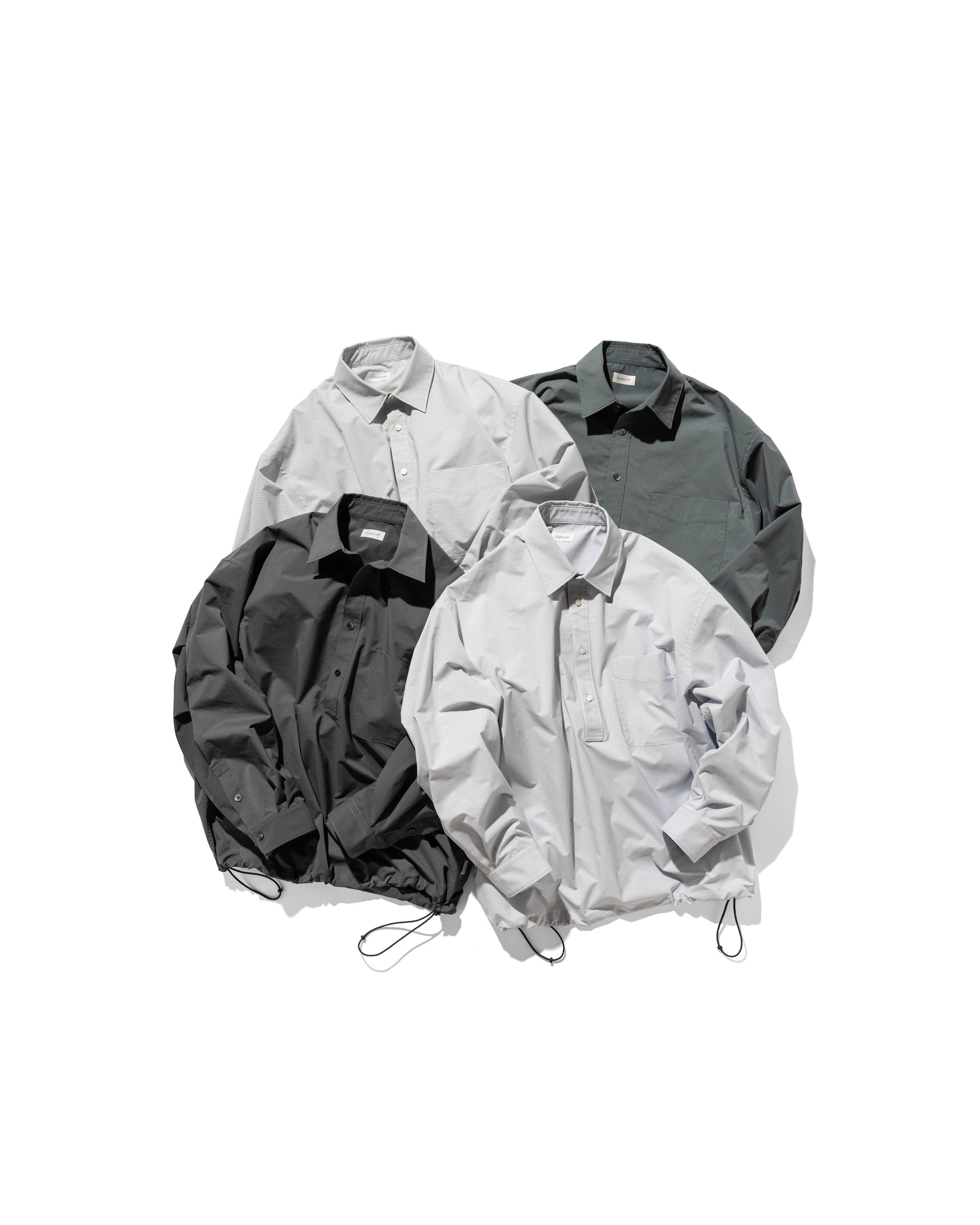 CLESSTE MINI PLAID L/S PULLOVER SHIRT