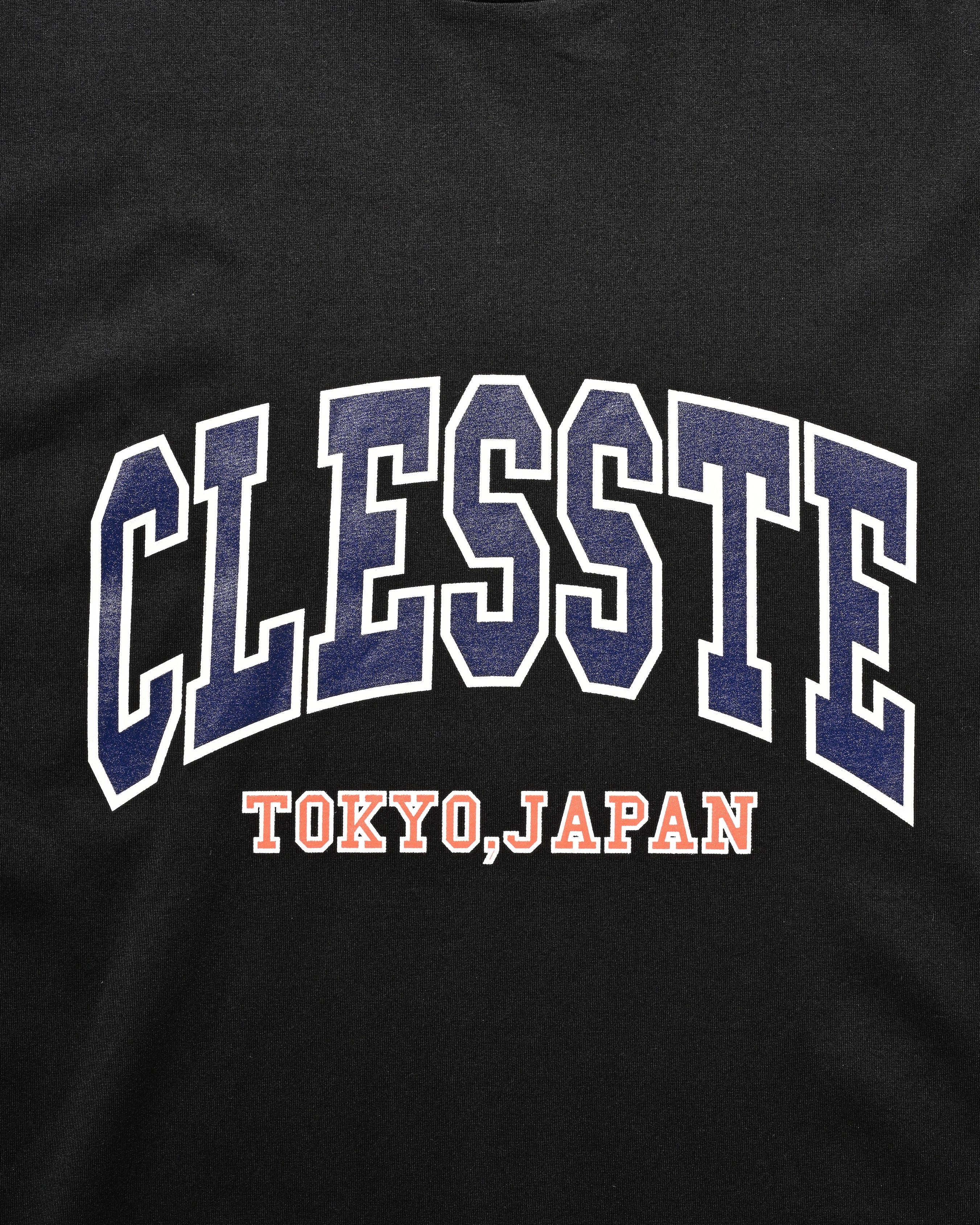 CLESSTE COLLEGE LOGO PRINT MASSIVE T-SHIRT WITH DRAWSTRINGS