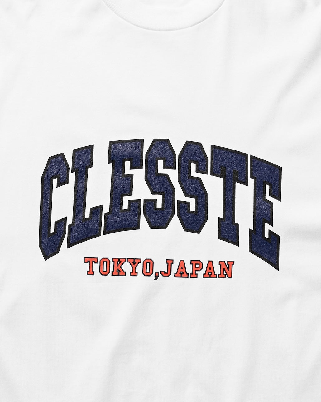 CLESSTE COLLEGE LOGO PRINT MASSIVE T-SHIRT WITH DRAWSTRINGS