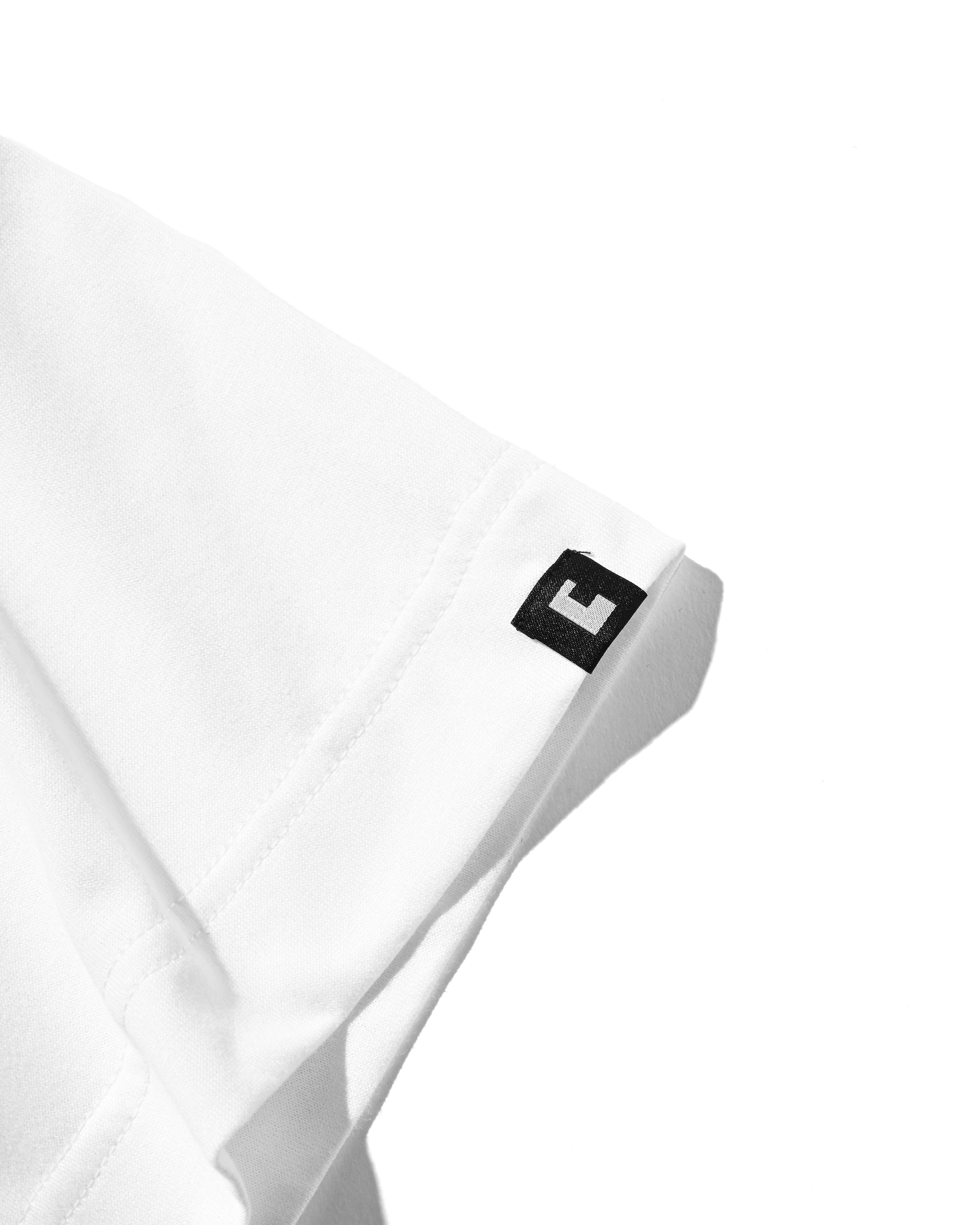CLESSTE COLLEGE LOGO PRINT MASSIVE T-SHIRT WITH DRAWSTRINGS