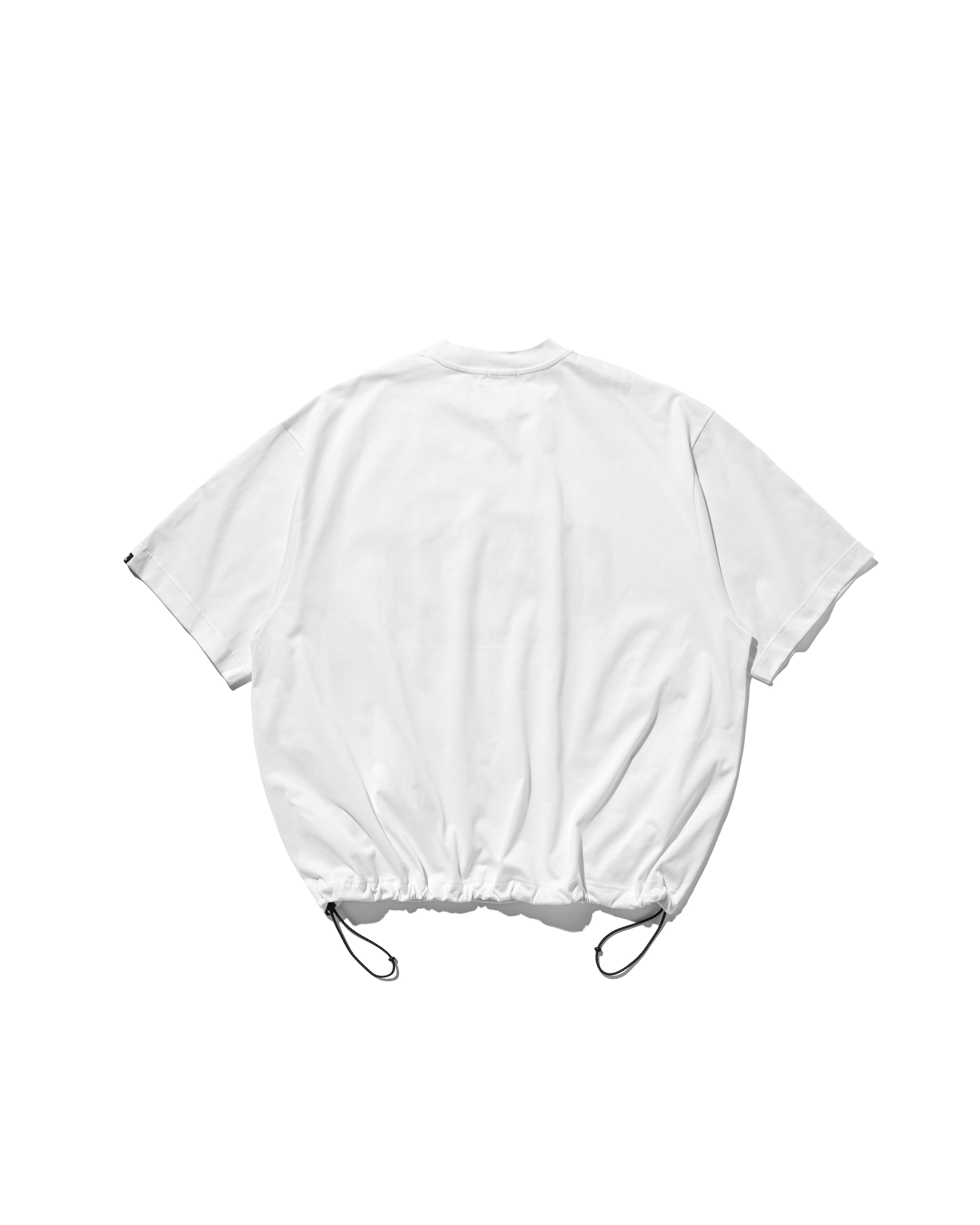 CLESSTE COLLEGE LOGO PRINT MASSIVE T-SHIRT WITH DRAWSTRINGS