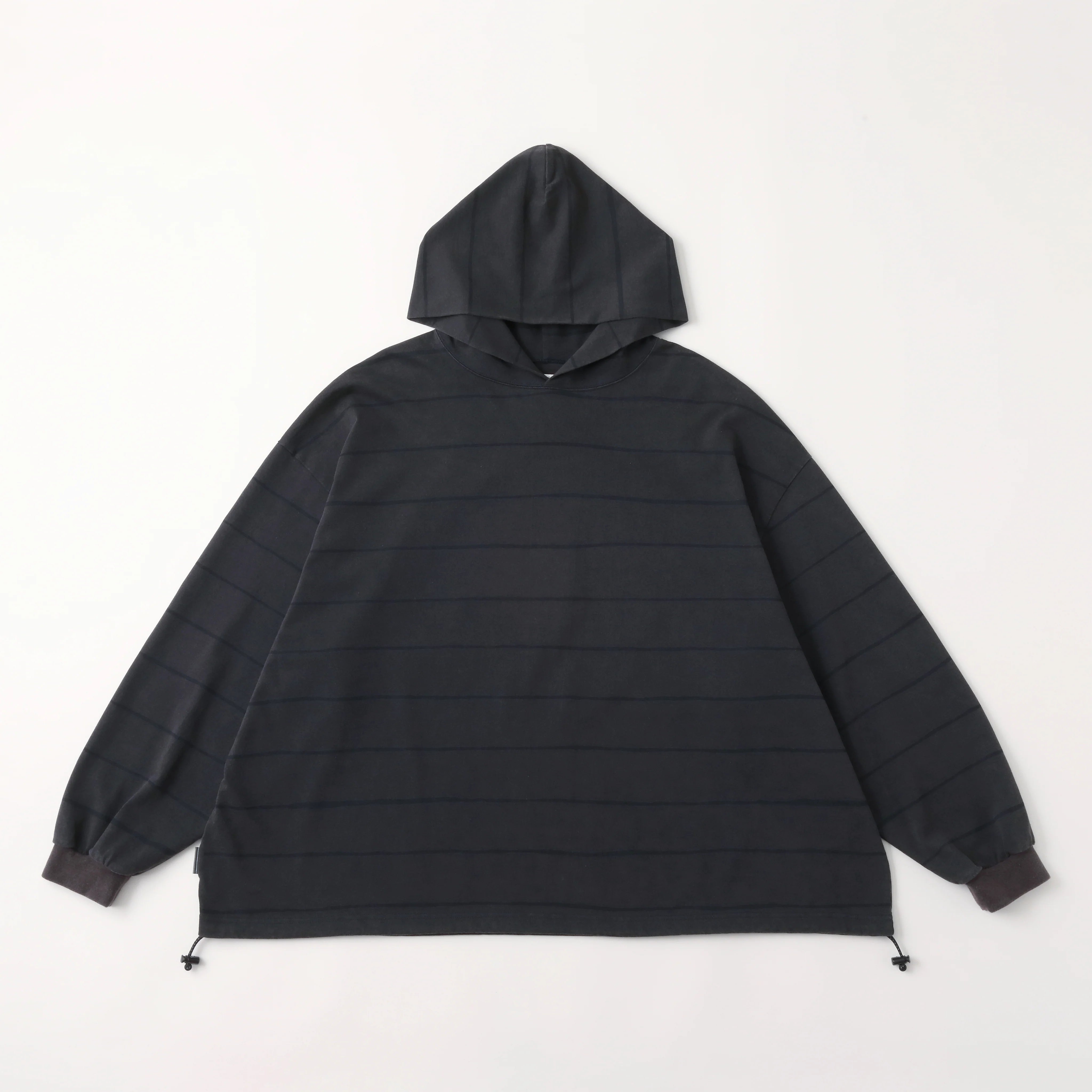 S.F.C 25FW SIDE STRIPE HOODY LS TEE (DISCHARGED)