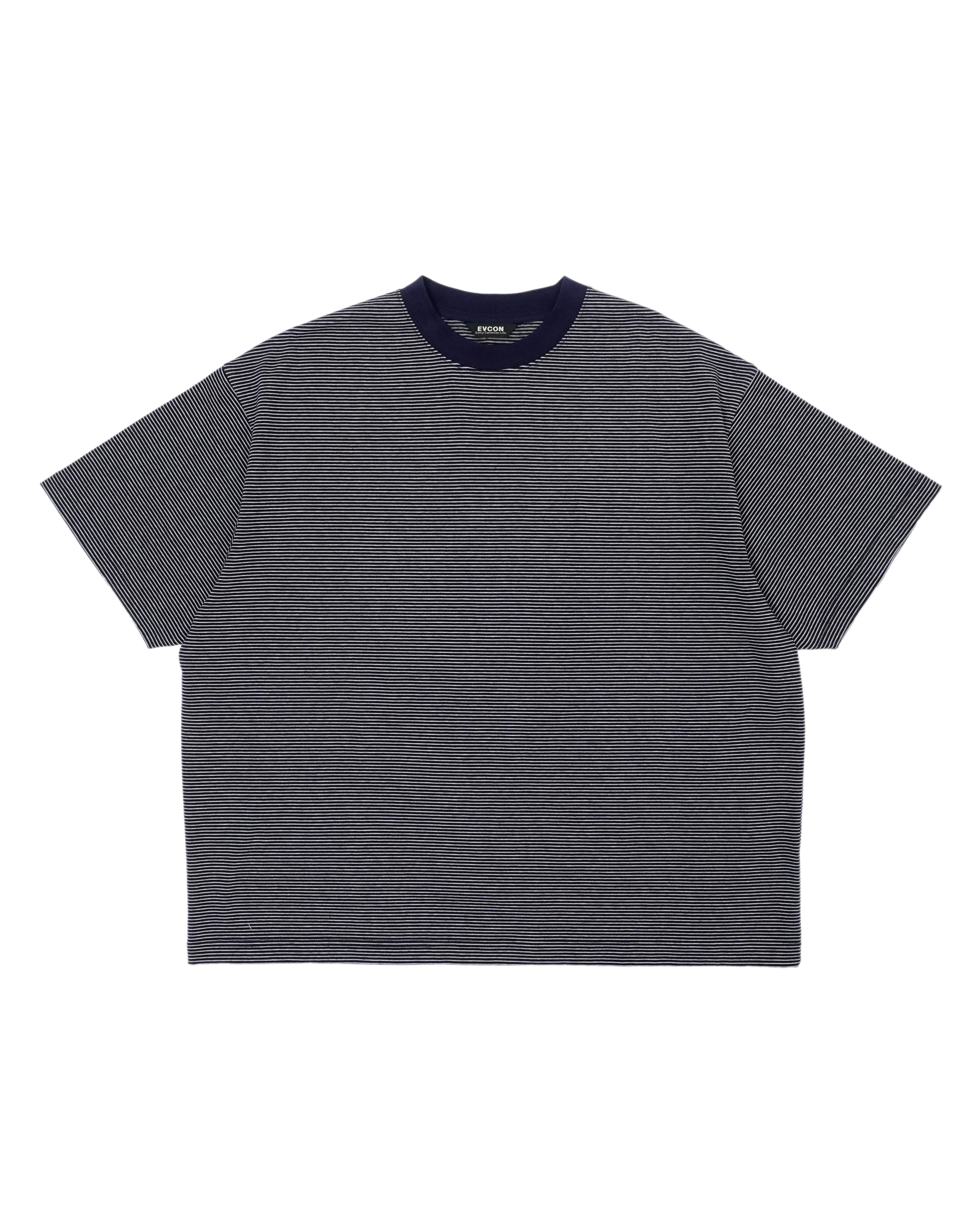 EVCON 26AW MERCERIZATION BORDER WIDE S/S TEE