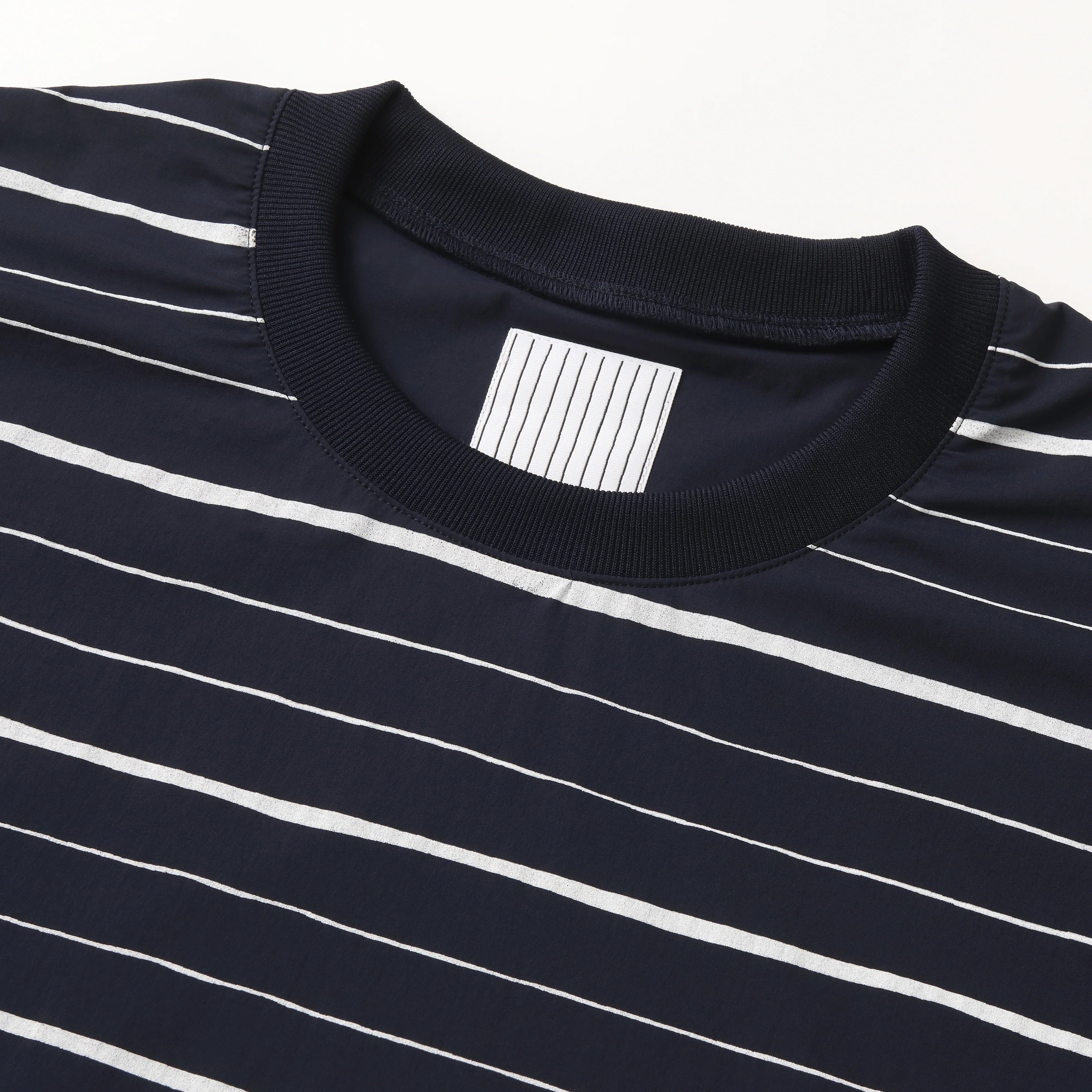 S.F.C 25FW SUPER BIG MIX STRIPE LS NYLON TEE