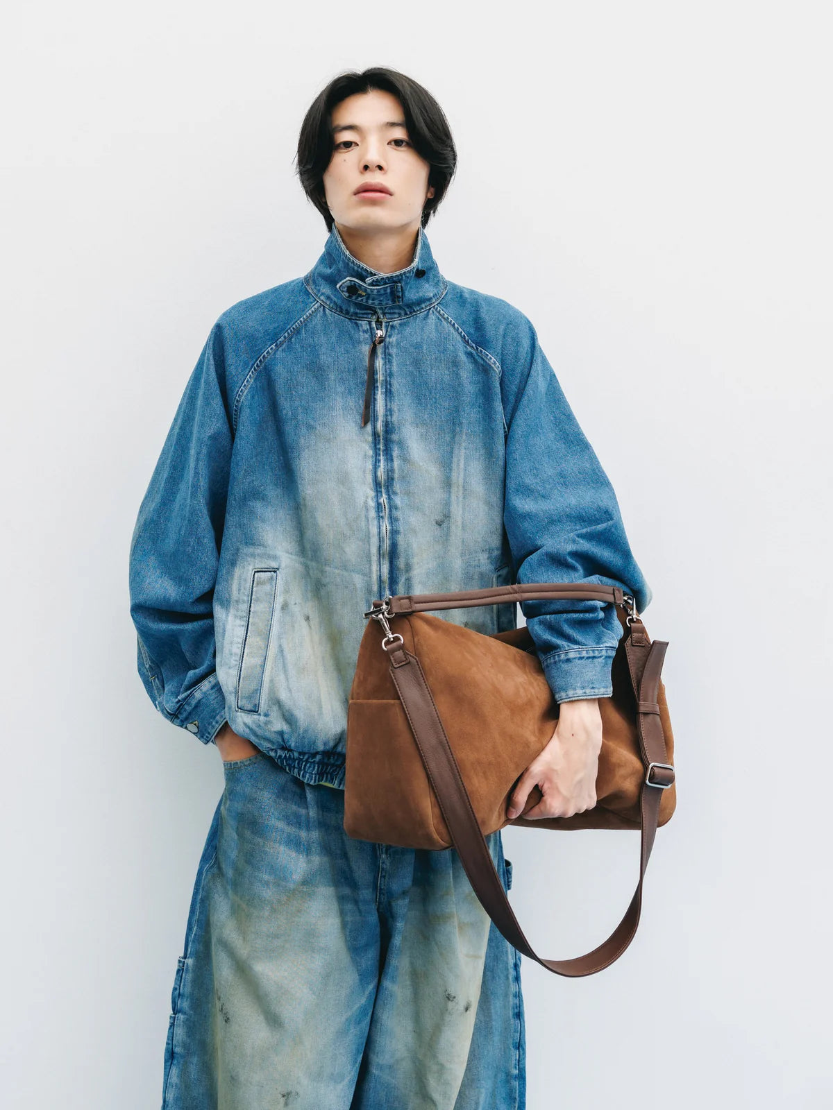 CLESSTE SUEDE DAYOFF BAG LARGE