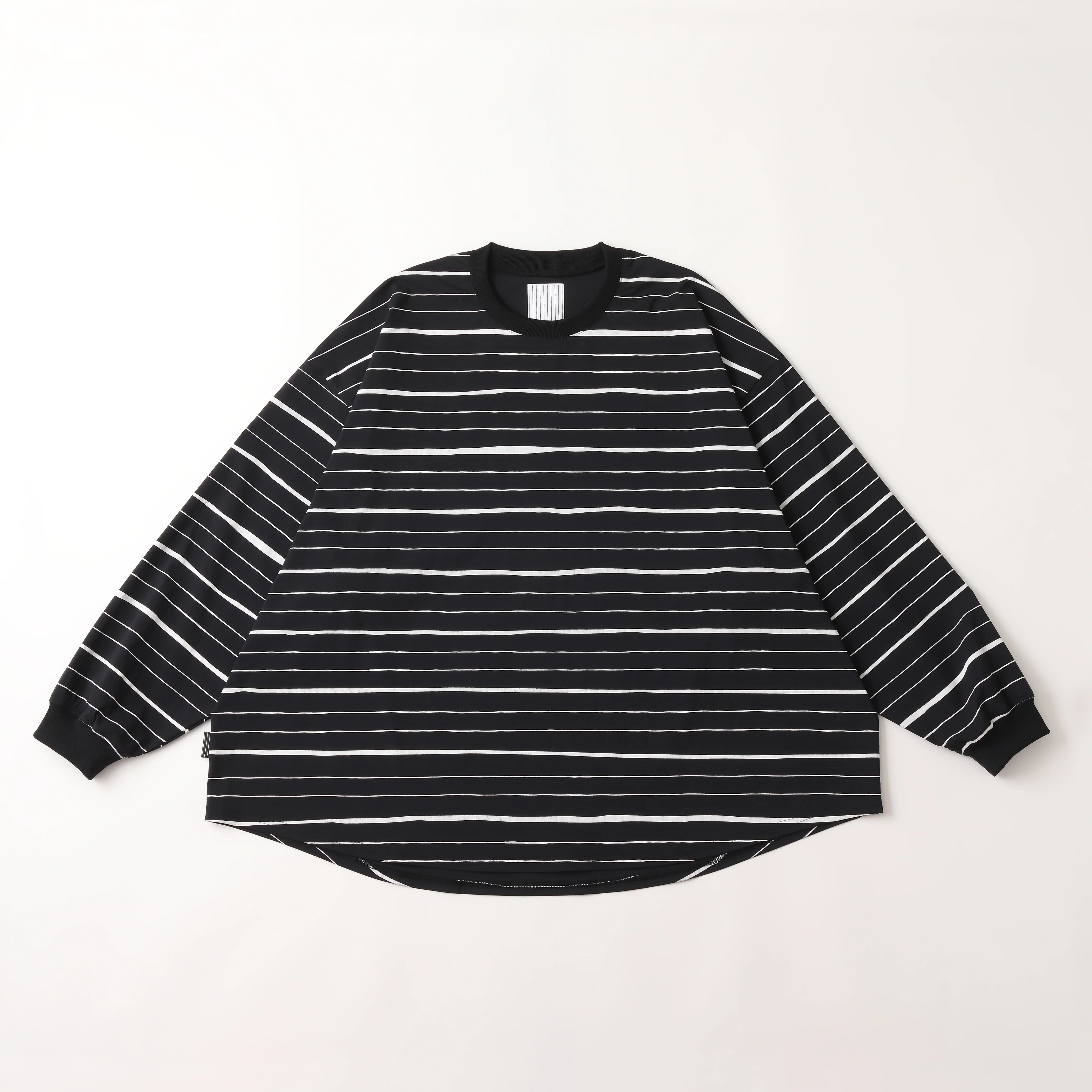S.F.C 25FW SUPER BIG MIX STRIPE LS NYLON TEE