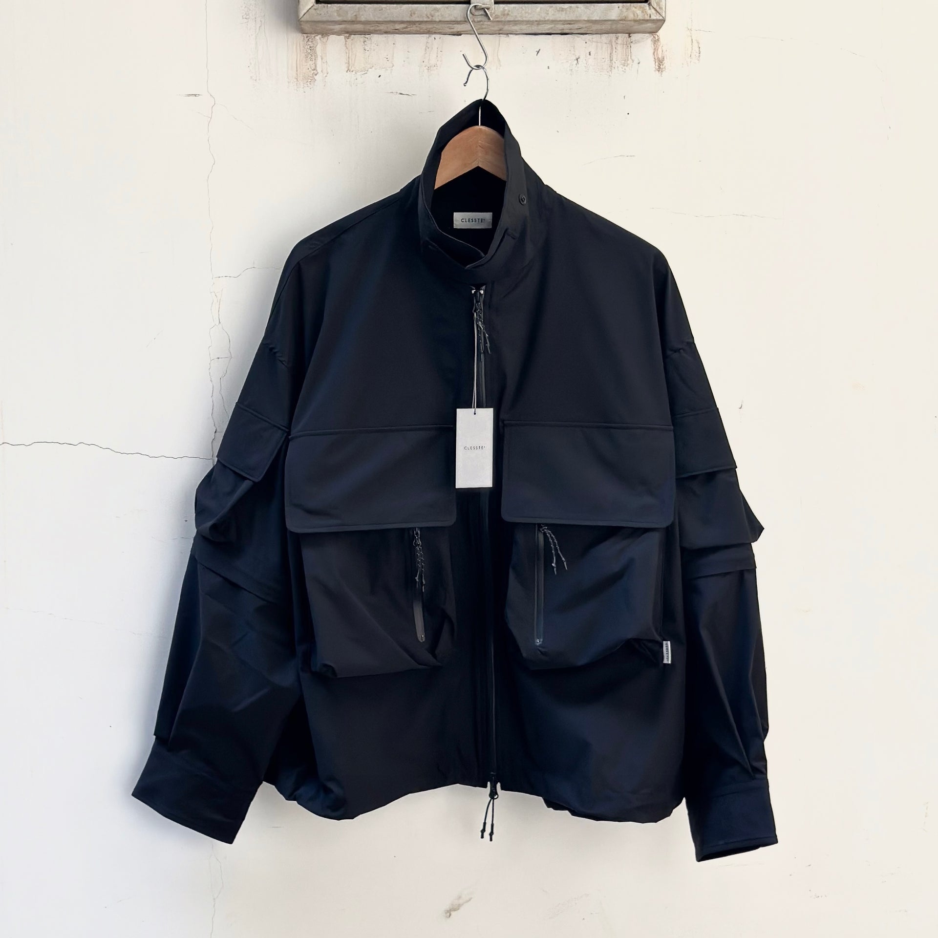 CLESSTE 24FW LIGHT SHELL DETACHABLE WADING SHIRT JACKET