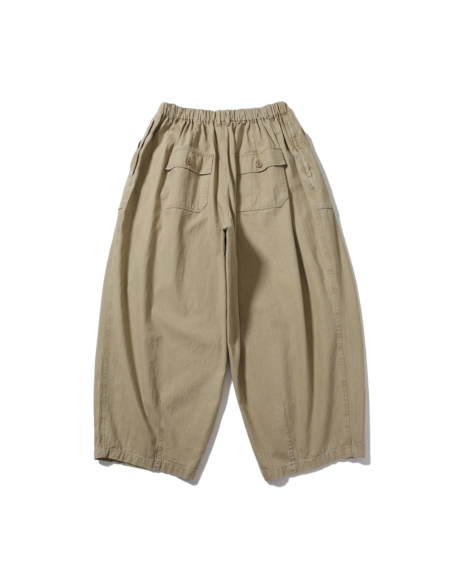 ANGLAN HERRINGBONE FATIGUE BALLOON PANTS