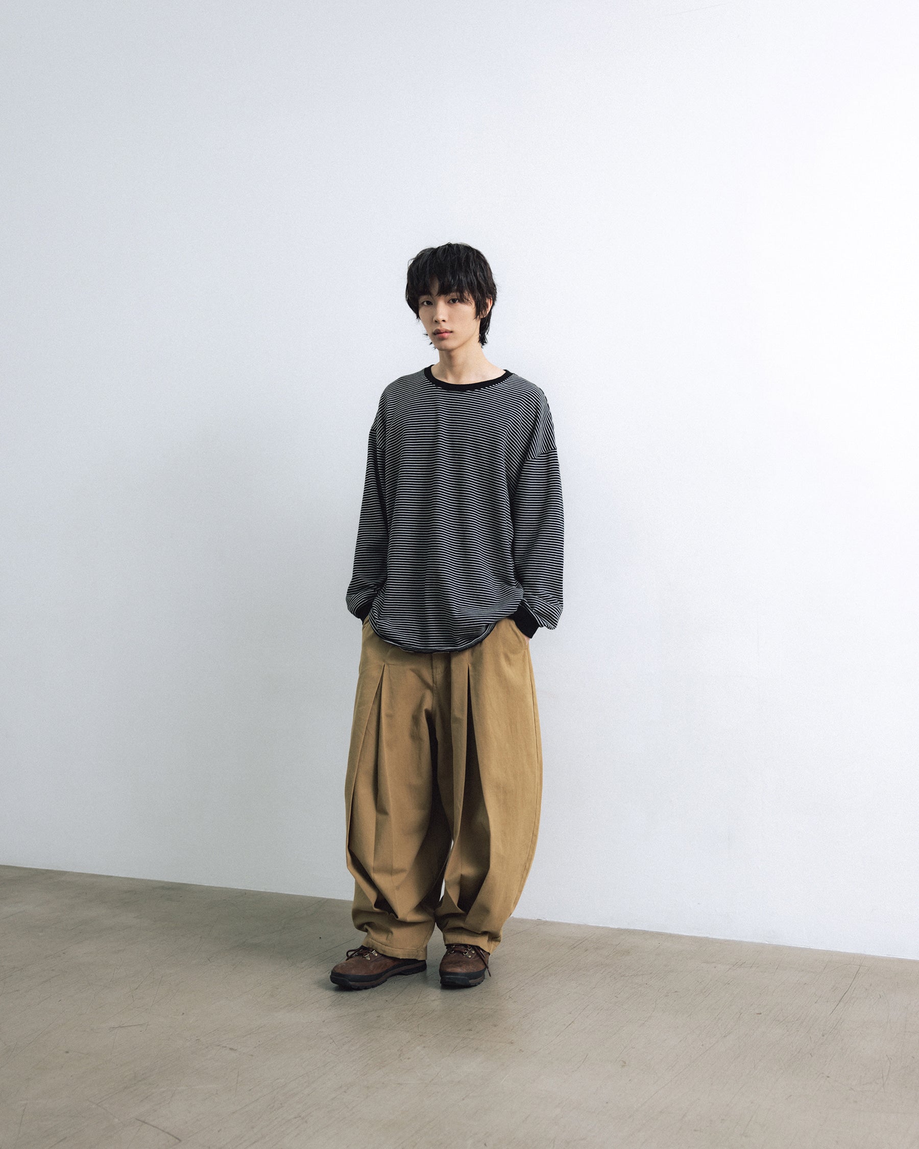 ANGLAN LONG TUCK WING BALLOON PANTS