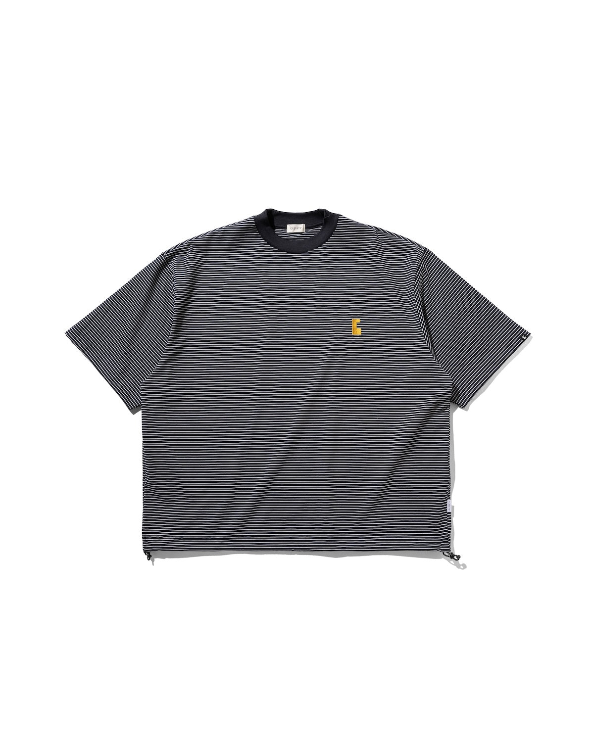 CLESSTE "C"STRIPED MASSIVE T-SHIRT WITH DRAWSTRINGS