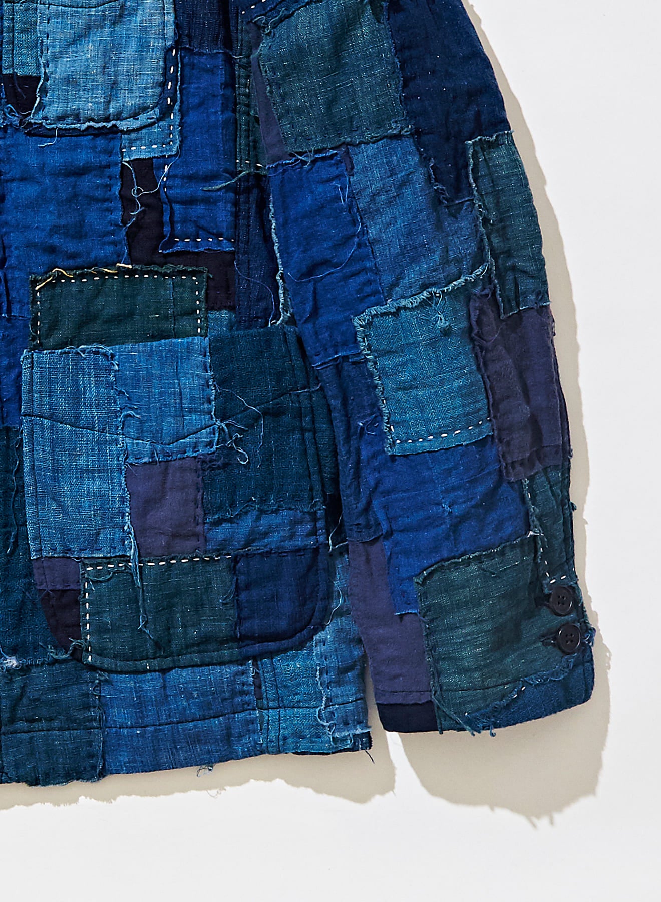 KUON 25SS Vintage Boro Patchwork Blazer