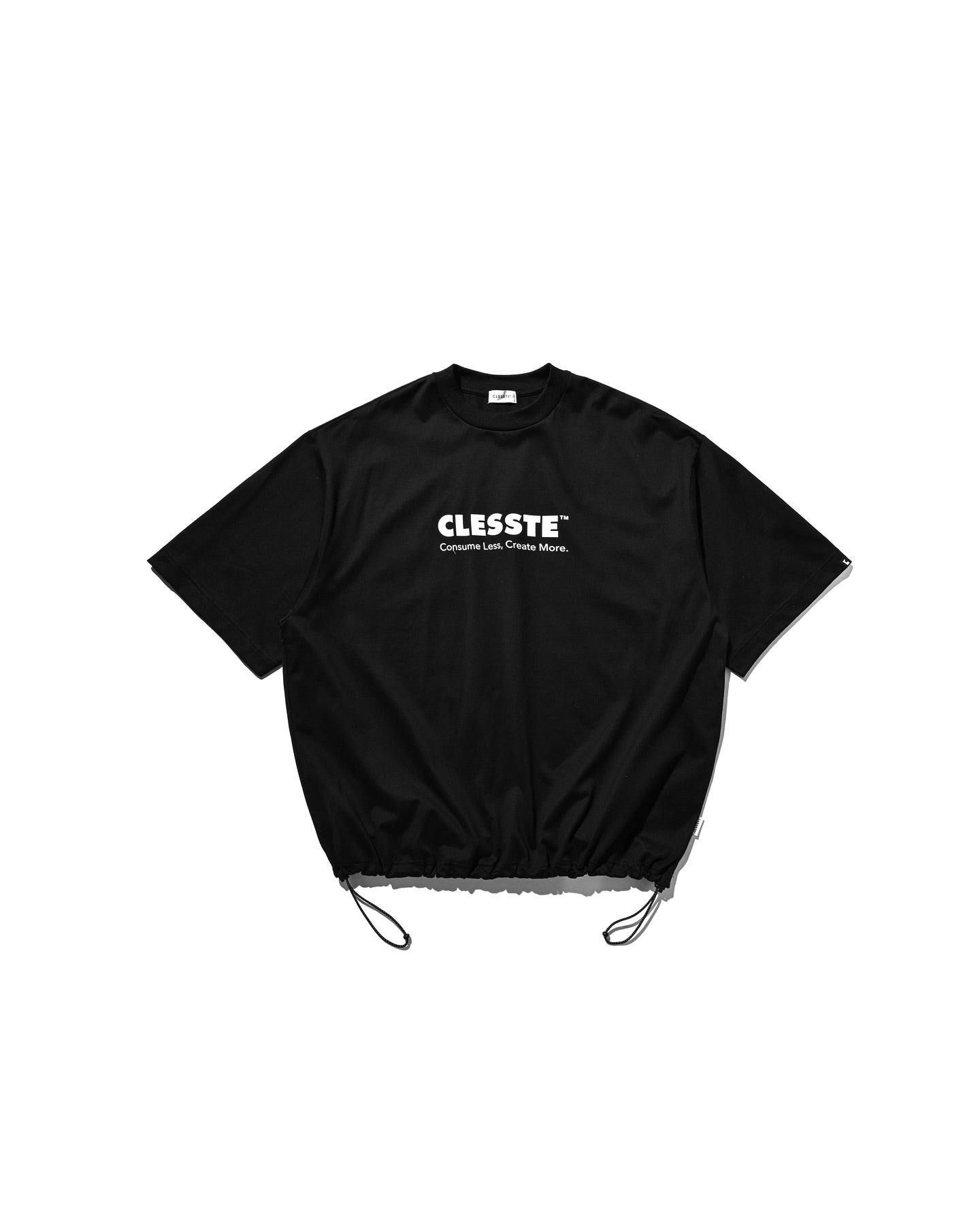 CLESSTE LOGO PRINT MASSIVE T-SHIRT WITH DRAWSTRINGS B
