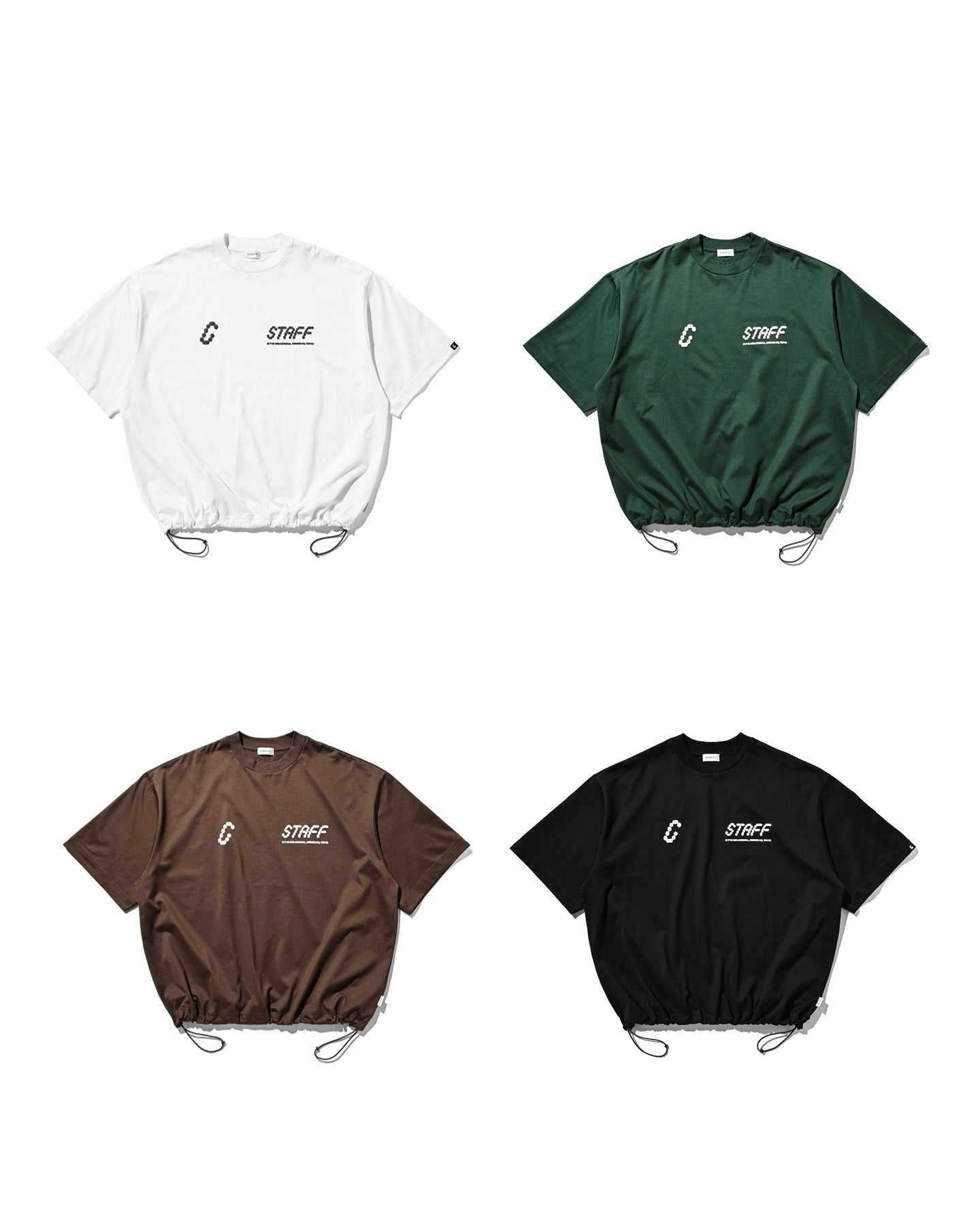 CLESSTE STAFF T-SHIRT WITH DRAWSTRINGS