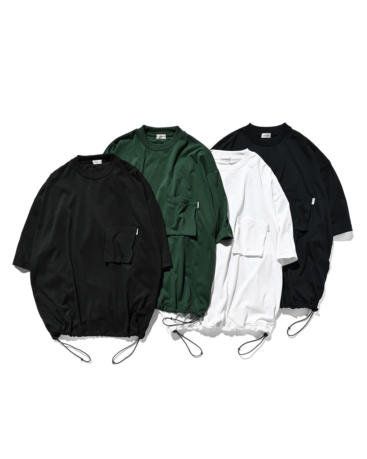 CLESSTE 3D POCKET MASSIVE T-SHIRT WITH DRAWSTRINGS